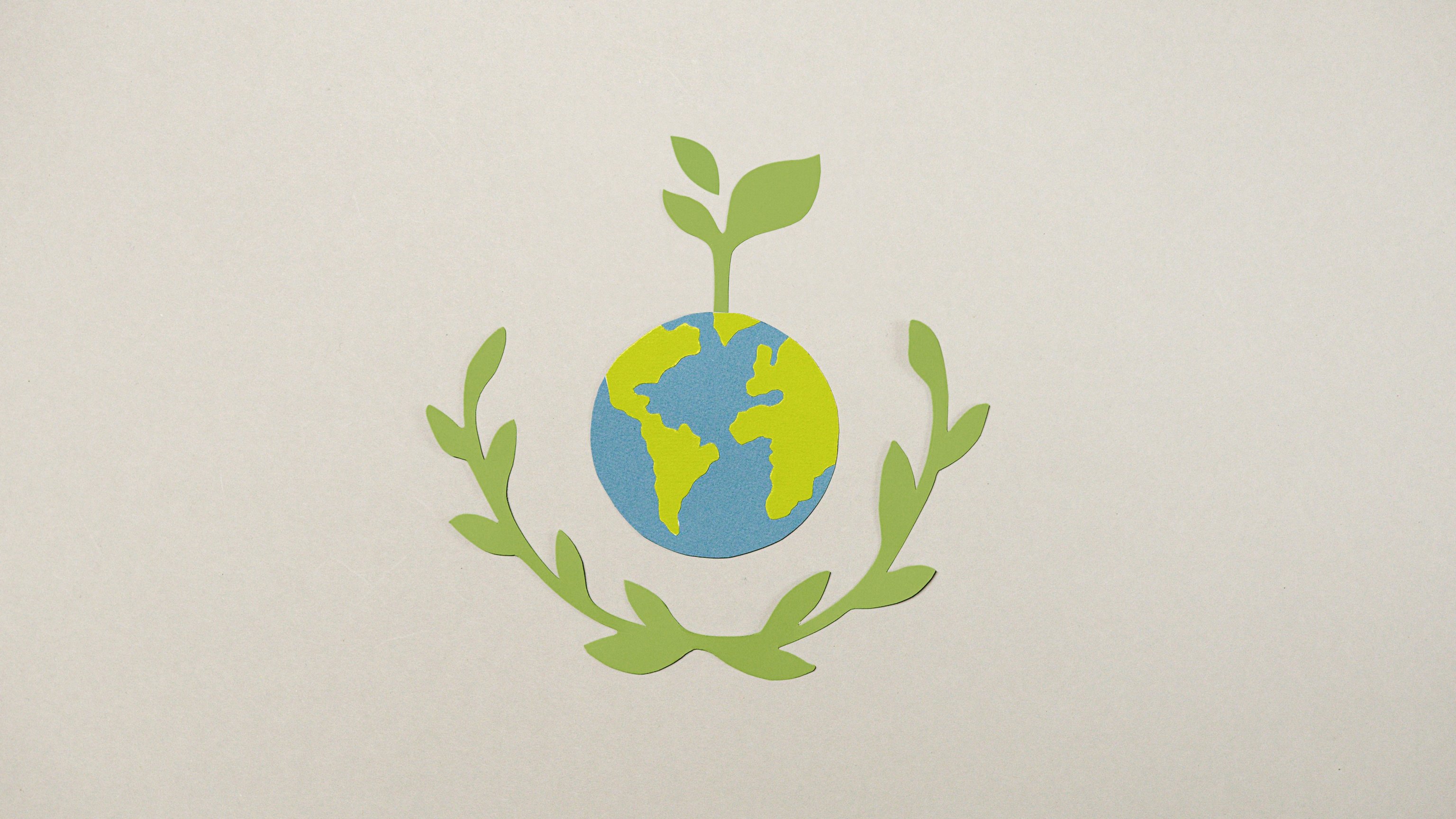 Paper Cutouts on a Gray Surface